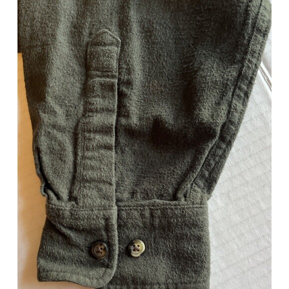 Classic Rugged Wear Men’s Shirt 3XL Dark Brown Flannel Cotton Workwear Cabincore - Picture 6 of 7